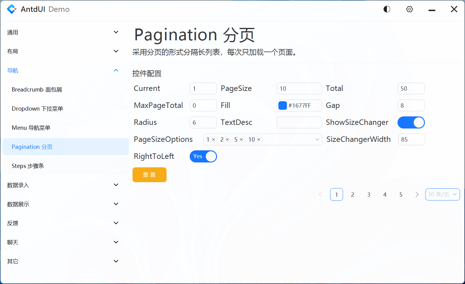 Pagination