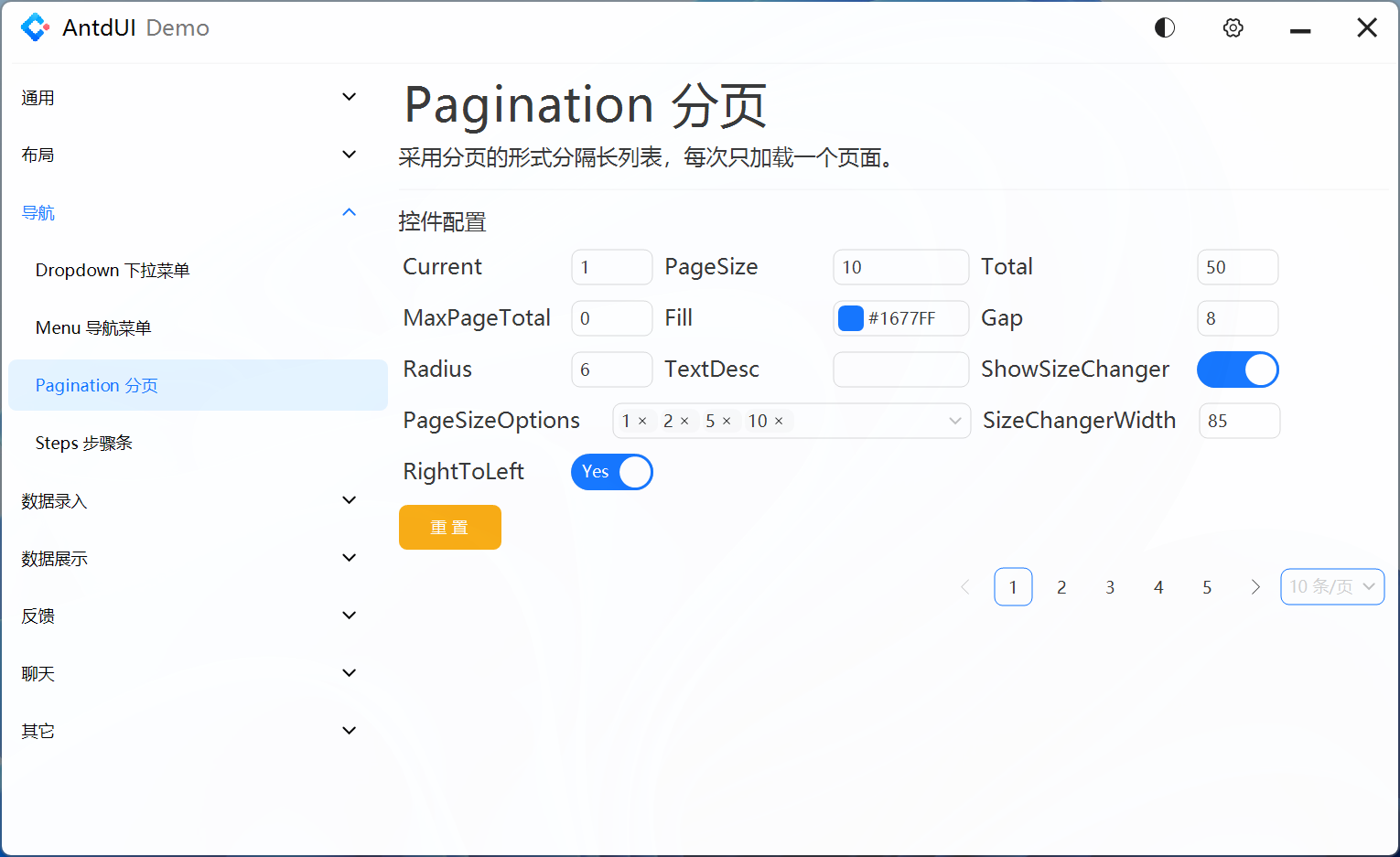 Pagination